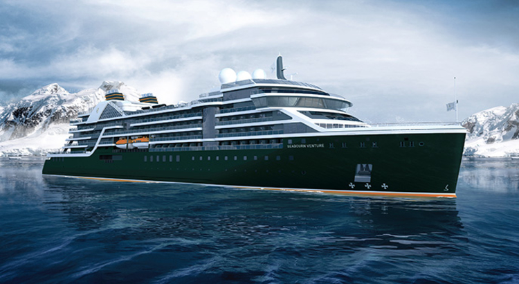 Seabourn Venture - exterior rendering (front) Foto Seabourn